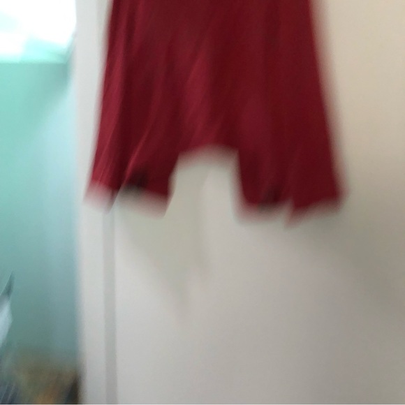 Crop Over coat Size 10 women’s open jacket dark red smart casual work - Picture 5 of 10